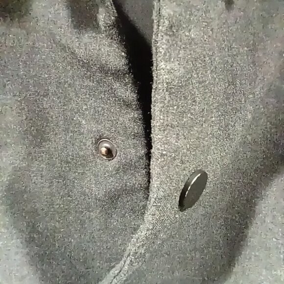 Zara Cropped Blazer Charcoal Size Medium - Picture 5 of 9